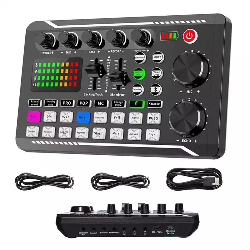 Audio Music Changer - F998 placa de som ao vivo