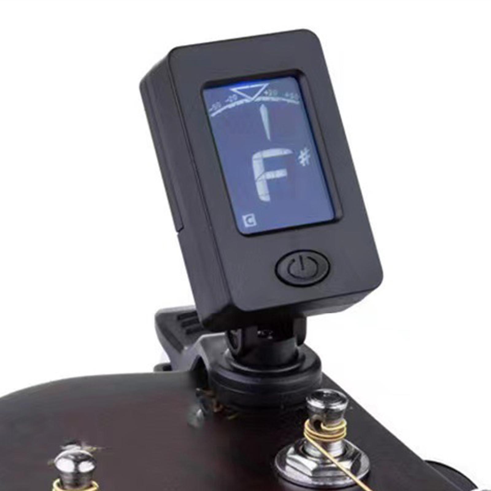 Guitar Tuner Clip - Profissional 360 ° Afinador de Guitarra