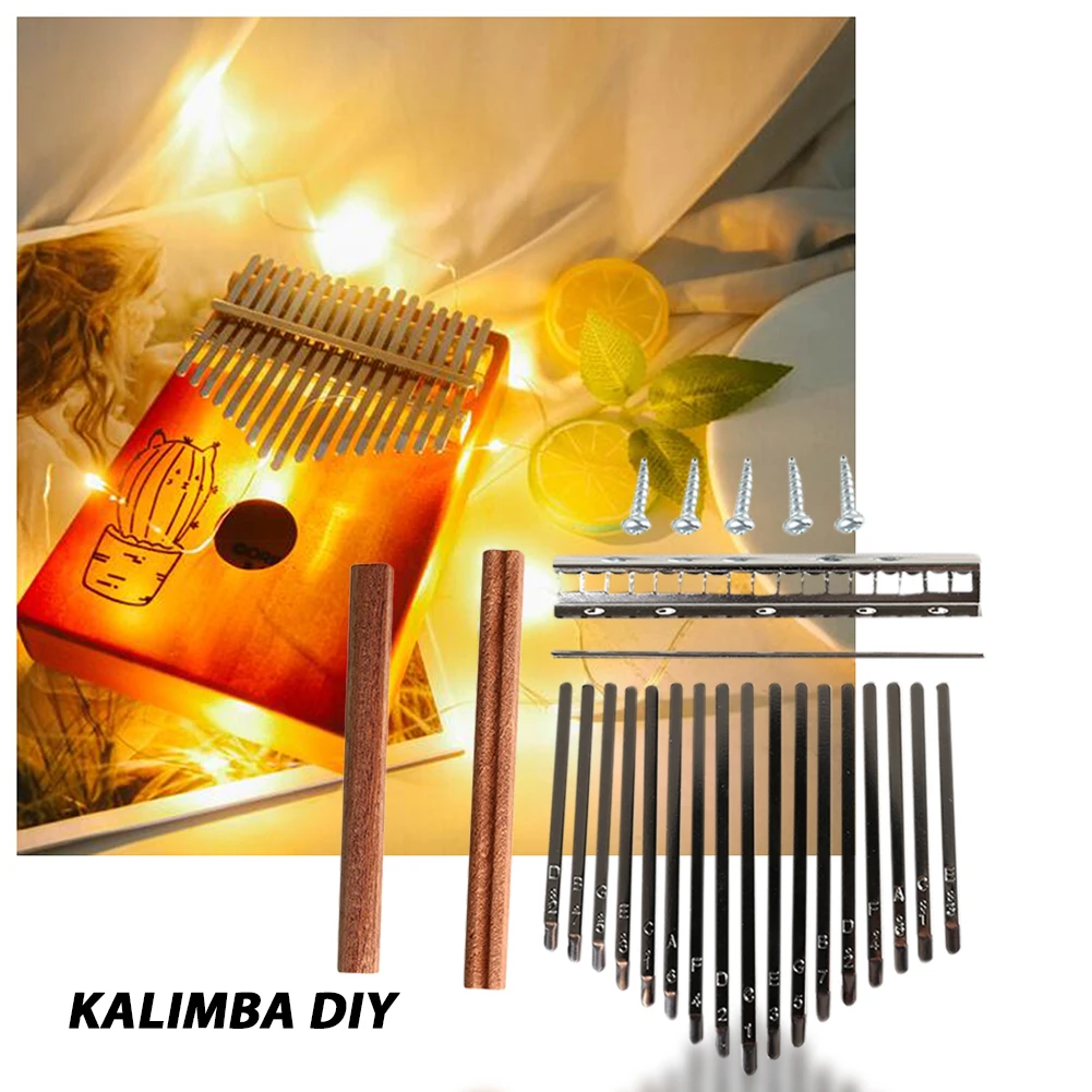 Kalimba Thumb Piano - Conjunto de teclas kalimba de 17
