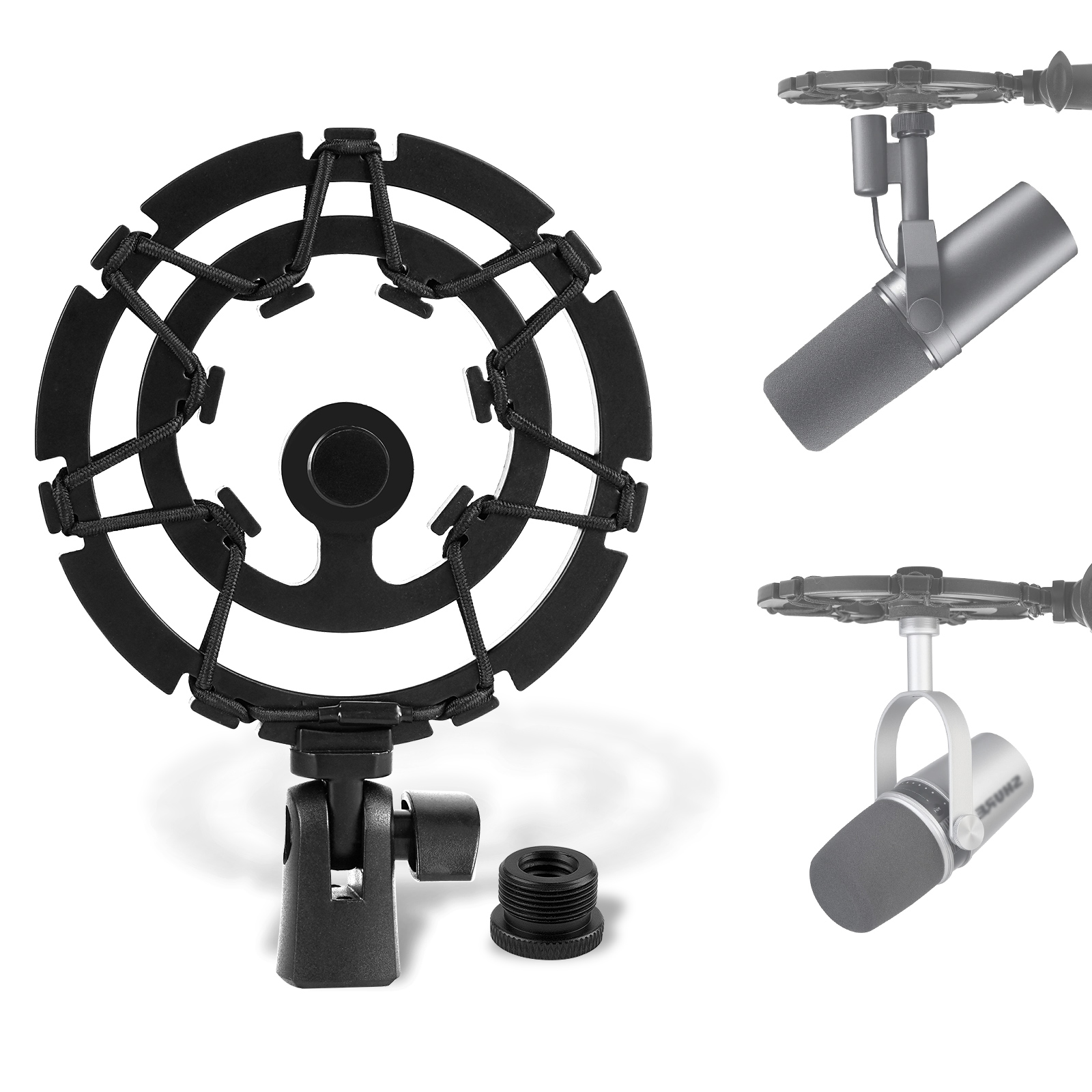 Shure Mic Sm7B - Suporte de microfone Geekria com amortecimento