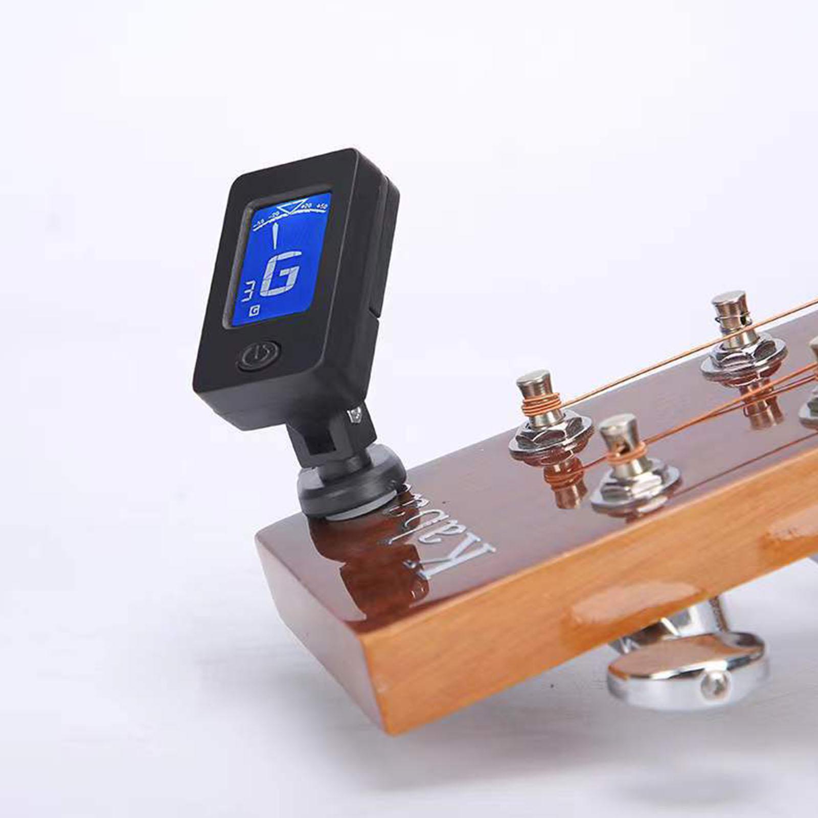 Guitar Tuner Clip - Afinador de Guitarra T-02, Afinador Cromático