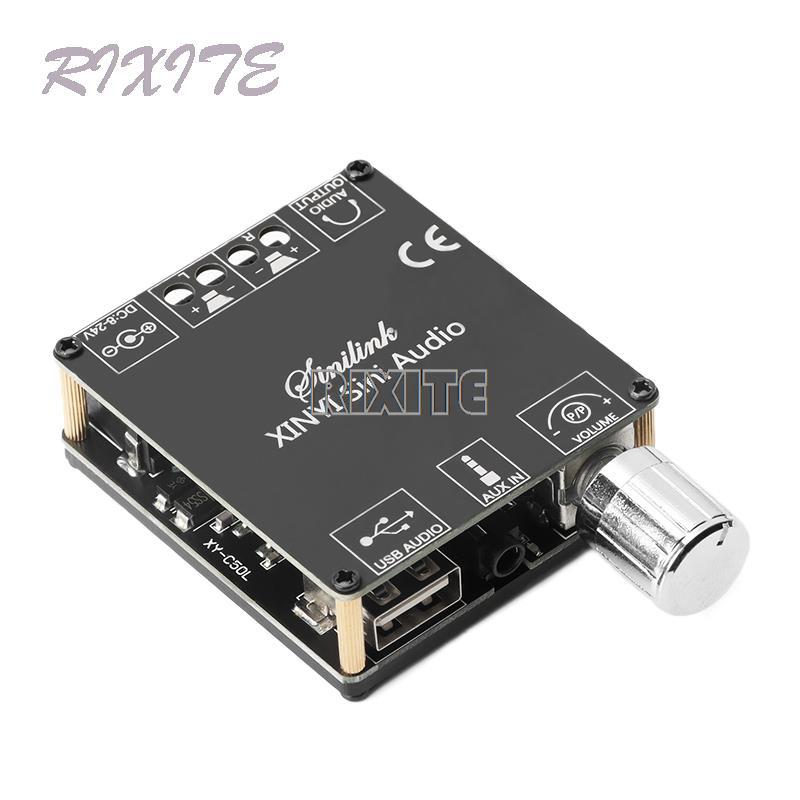 Audio Music Player App - Amplificador de potência bluetooth 5.0, 2*50w,