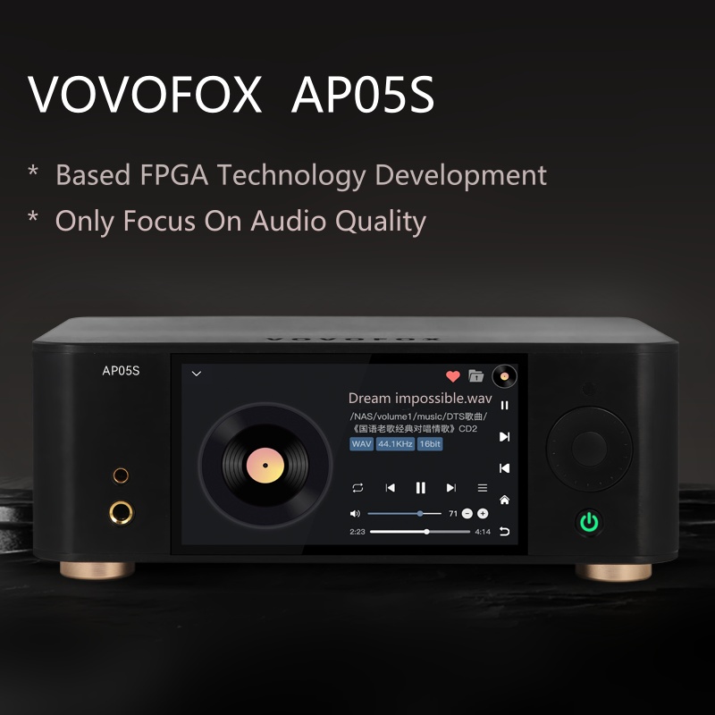 Audio Music Free Mp3 - VOVOFOX-HiFi AP05S Reprodutor de Música Sem