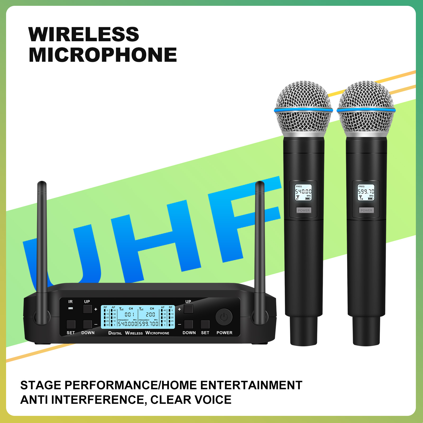 Shure Mic Sm7B - Microfone profissional sem fio para Shu,