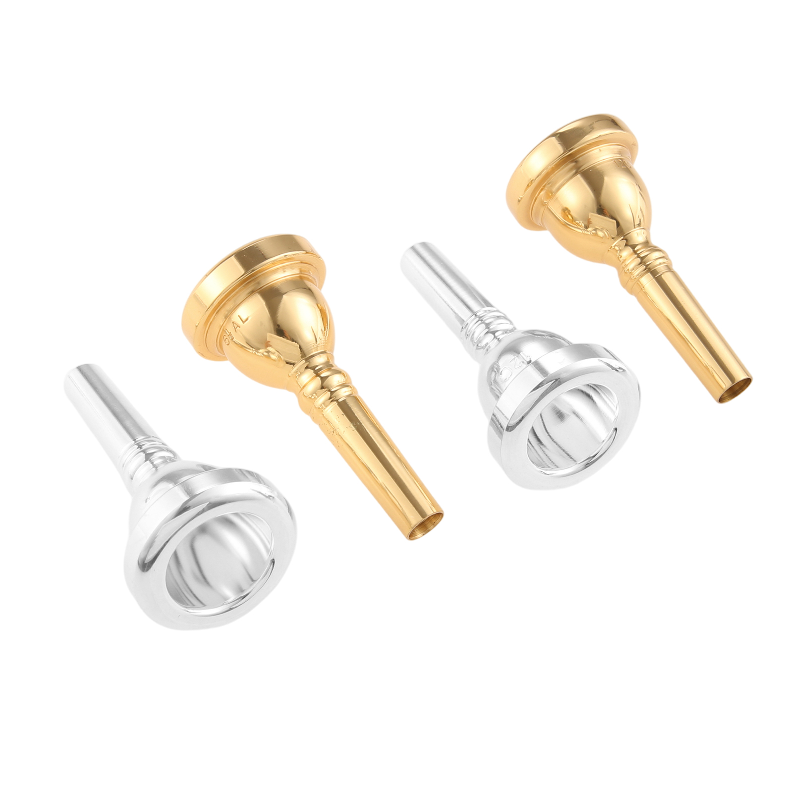 1 Peça Bocal de Trombone Prata - Trombone Mouthpiece avaliação e preço