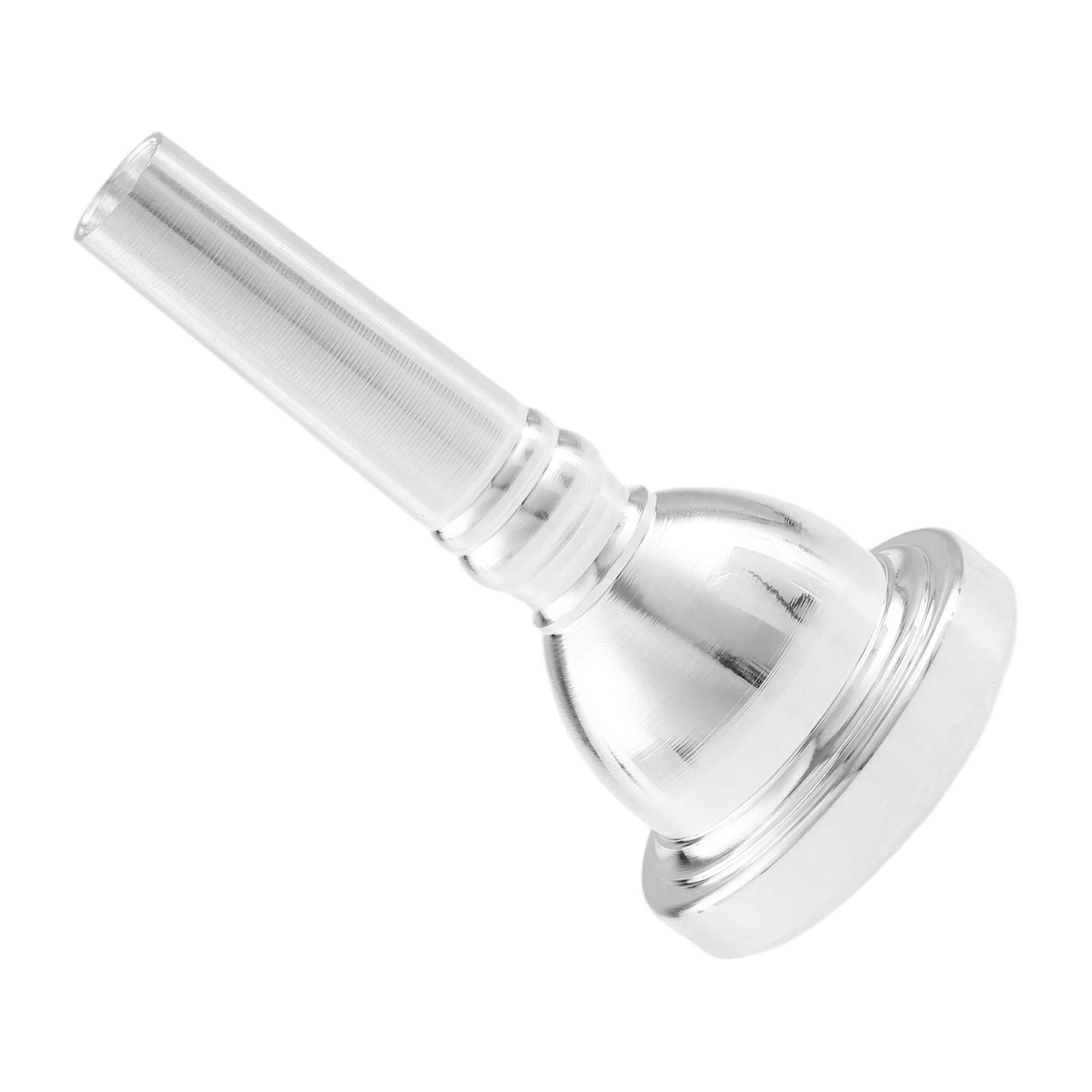 1 Peça Bocal de Trombone Prata - Trombone Mouthpiece avaliação e preço