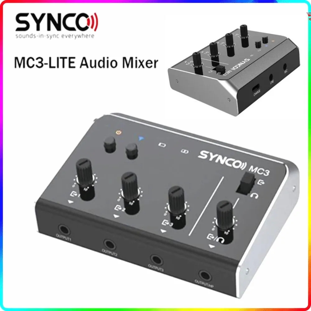Synco MC3 Lite Mixer de Áudio  - Audio And Music Mixer avaliação e preço