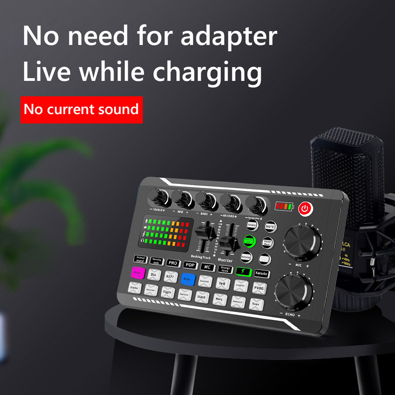 F998 placa de som ao vivo sint - Audio Music Changer avaliação e preço