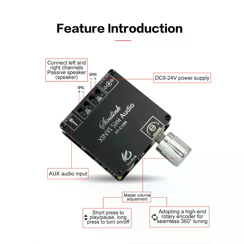 Amplificador de potência bluet - Audio Music Player App avaliação e preço