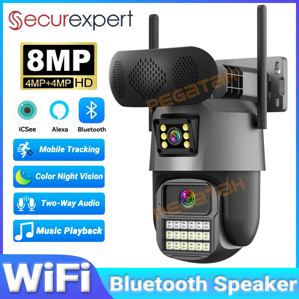 Câmera de segurança externa de - Audiovision Music Player avaliação e preço