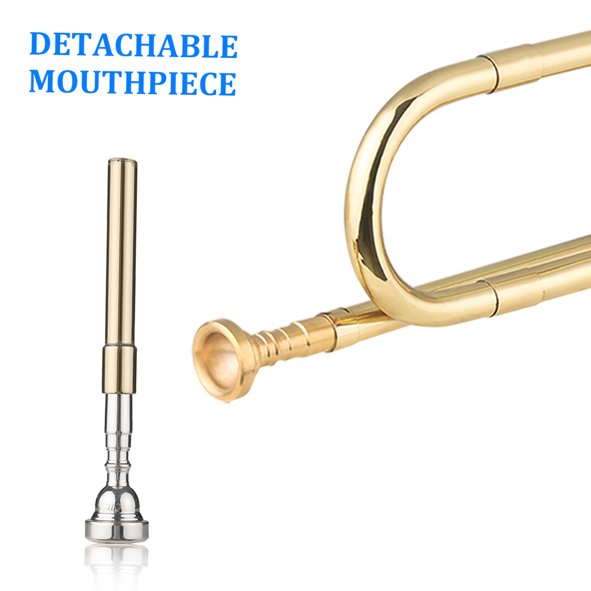Trompete de cavalaria de tromp - Trombone Mouthpiece avaliação e preço
