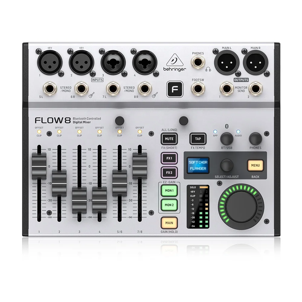 Mixer Digital Behringer Flow 8 - Audio And Music Mixer avaliação e preço