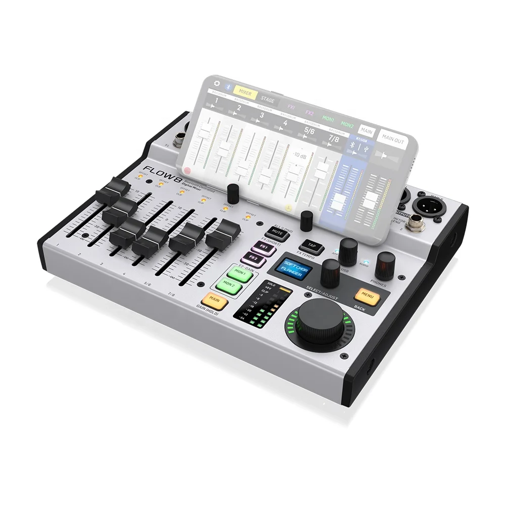 Mixer Digital Behringer Flow 8 - Audio And Music Mixer avaliação e preço