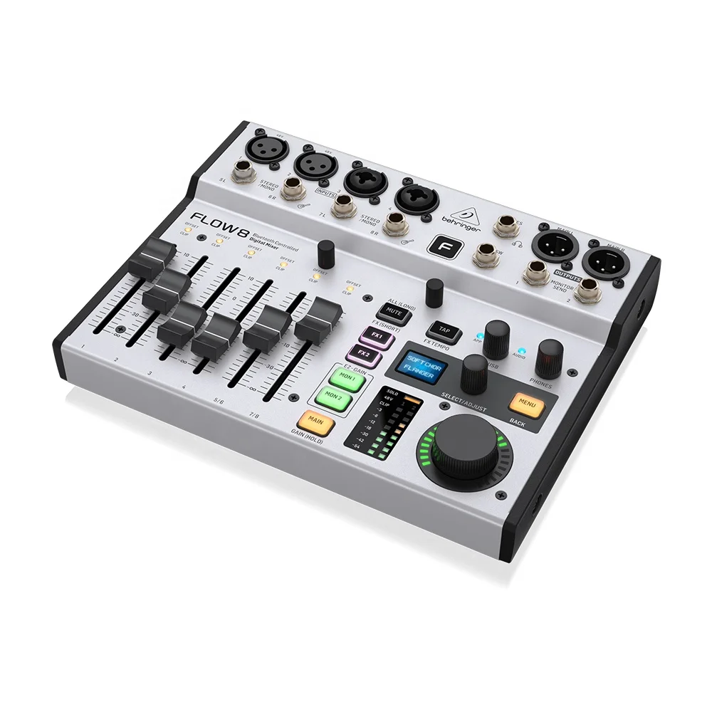 Mixer Digital Behringer Flow 8 - Audio And Music Mixer avaliação e preço