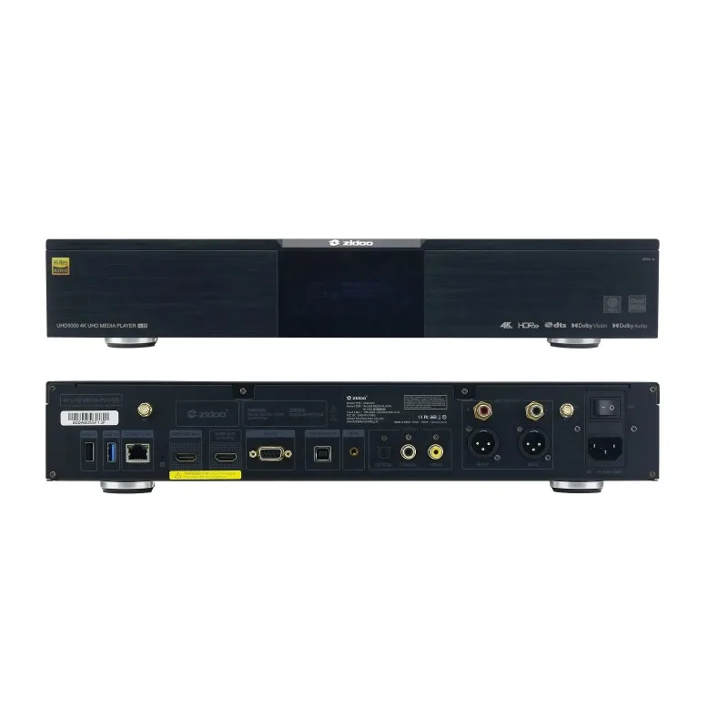ZIDOO UHD5000 4K HDR Dolby Vis - Audiovision Music Player avaliação e preço