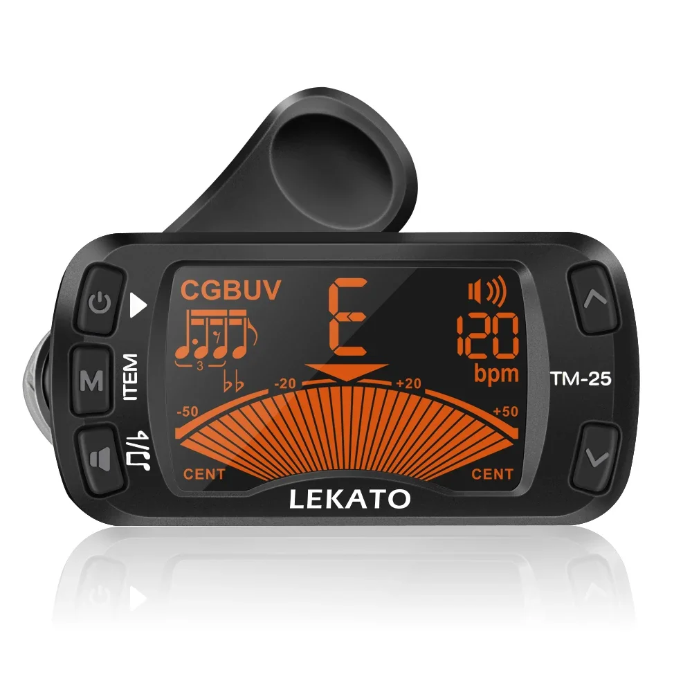 Afinador compacto 3 em 1 para  - Guitar Tuner Clip avaliação e preço
