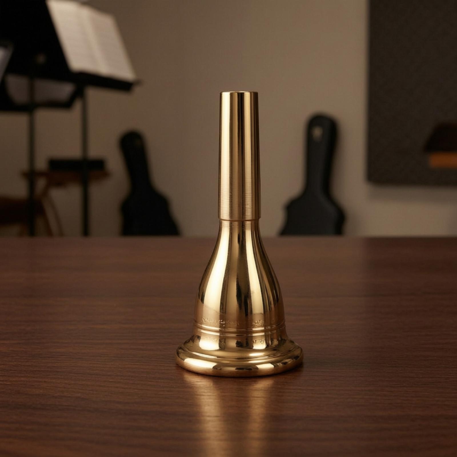 Bocal de Trombone de Latão com - Trombone Mouthpiece avaliação e preço