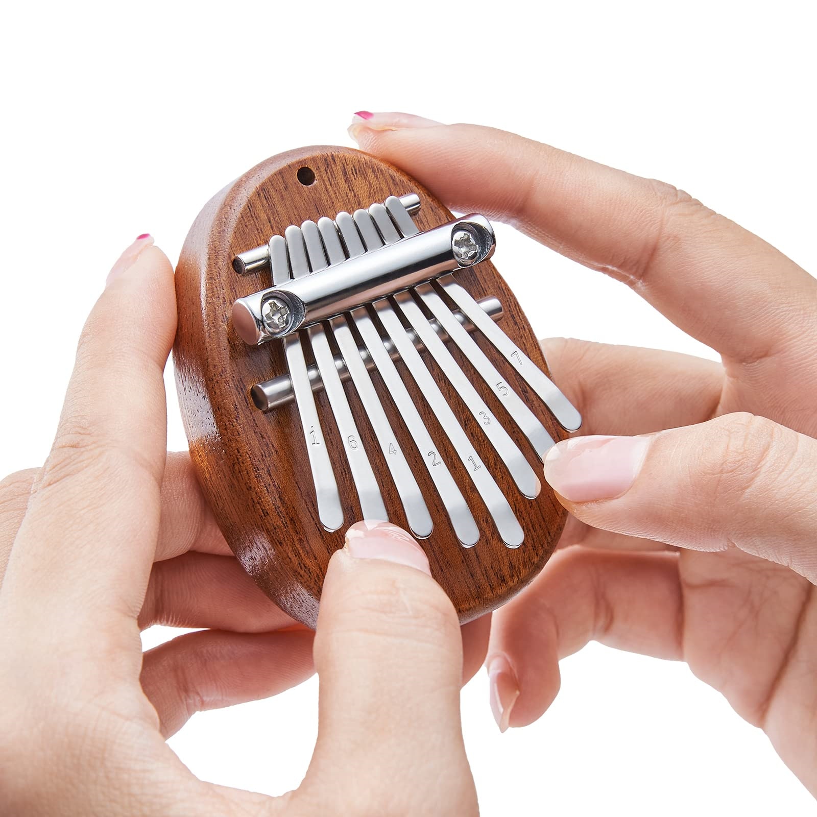 Mini Kalimba 8 Tecla Polegar P - Kalimba Thumb Piano avaliação e preço