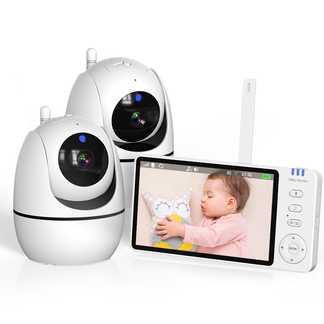 720P HD Vídeo Sem Fio Bebê 5.0 - Audiovision Music Player avaliação e preço