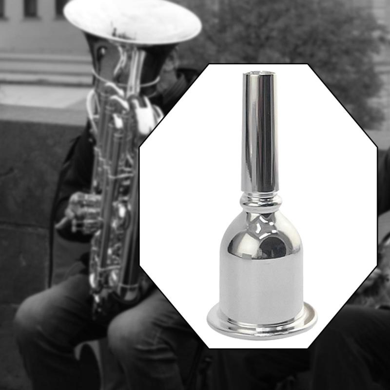 Bocal tuba bronze portátil, pe - Trombone Mouthpiece avaliação e preço