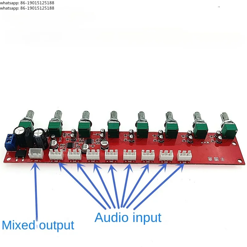 Placa de Áudio NE5532 de 8 Can - Audio And Music Mixer avaliação e preço