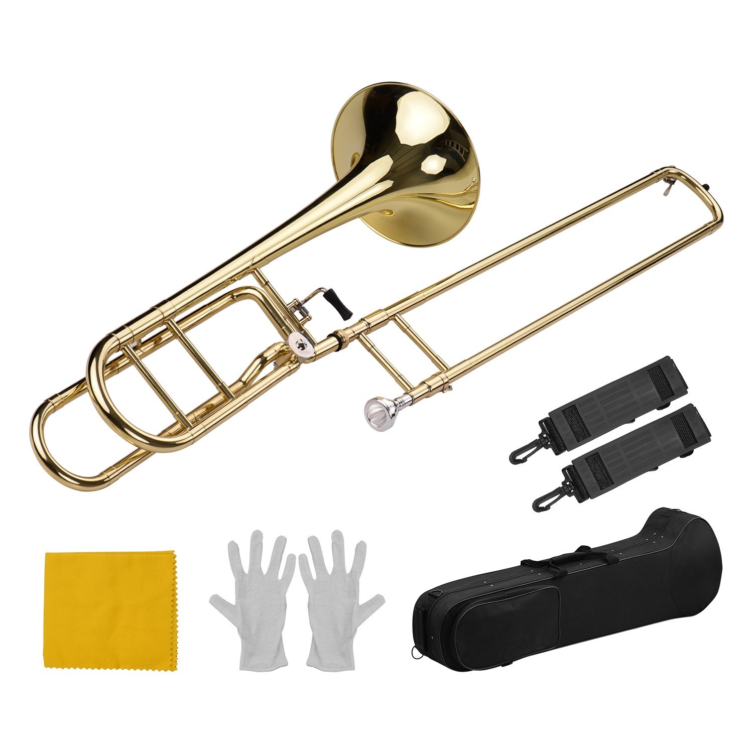 Trombone deslizante tenor plan - Trombone Mouthpiece avaliação e preço