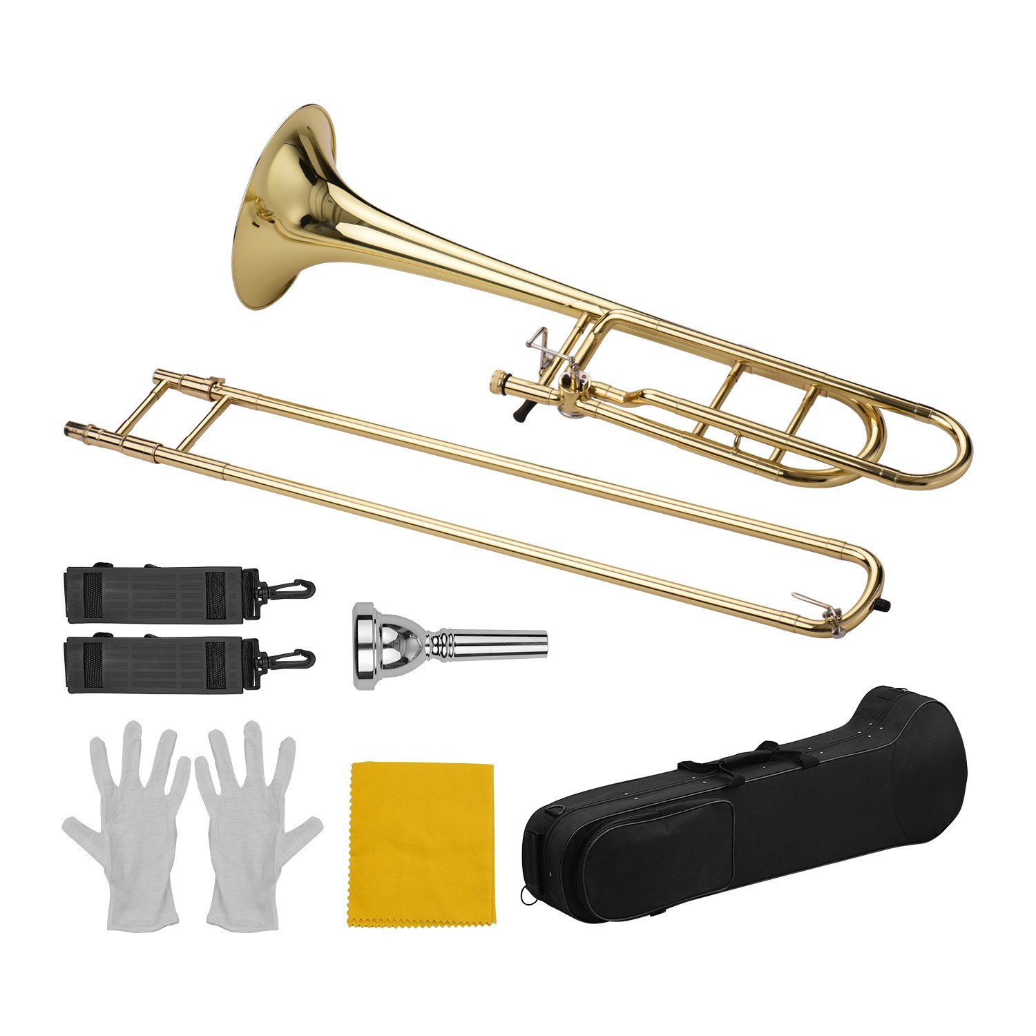 Trombone deslizante tenor plan - Trombone Mouthpiece avaliação e preço