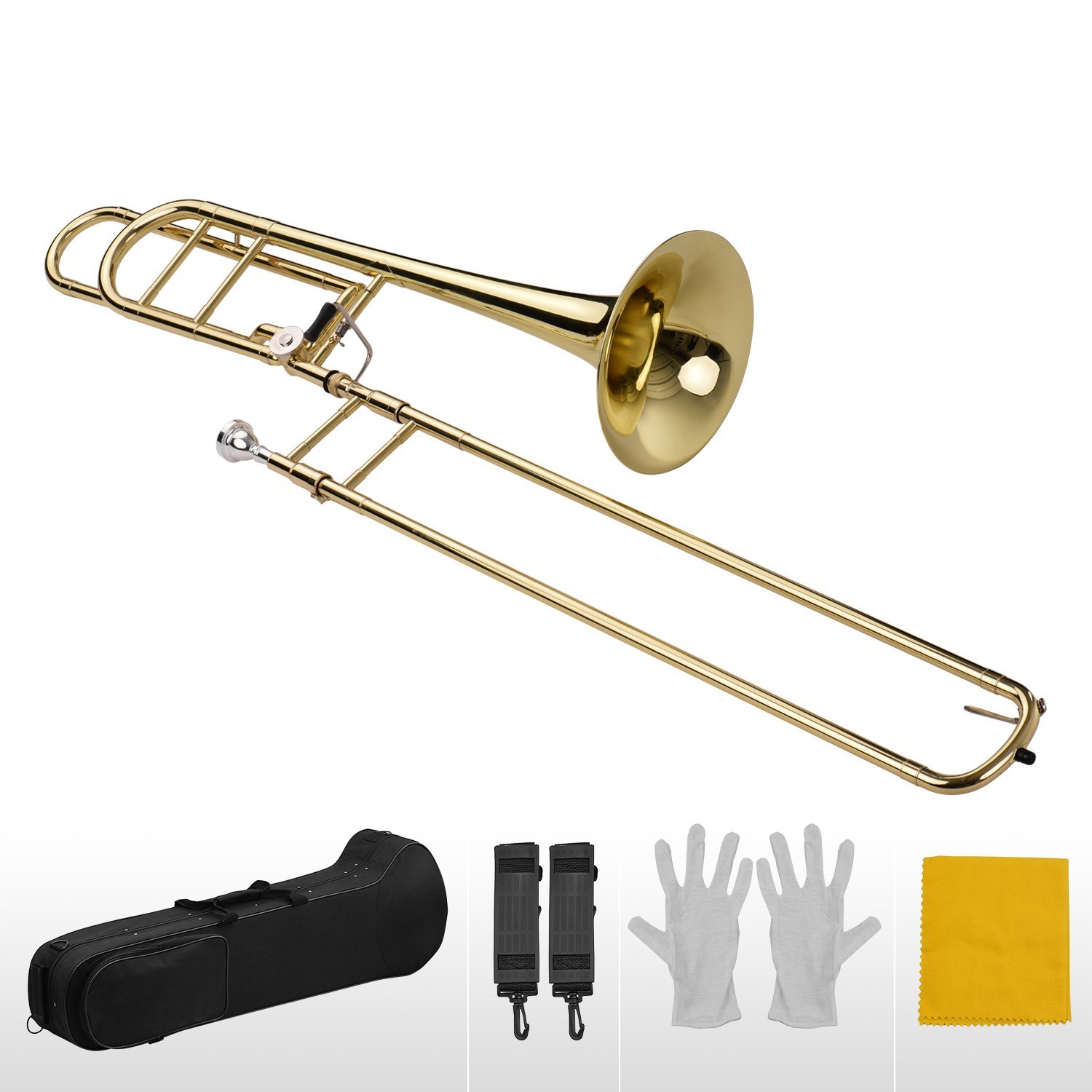 Trombone deslizante tenor plan - Trombone Mouthpiece avaliação e preço