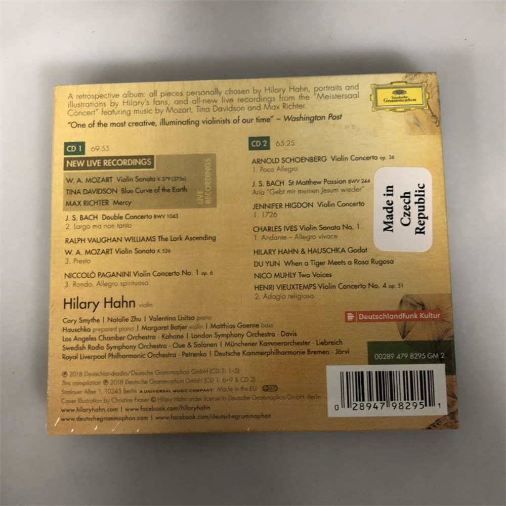 CD 'Retrospective' Hilary Hahn - Audio Music Recording avaliação e preço