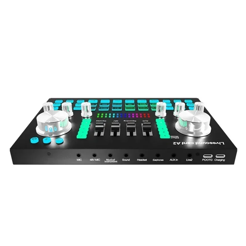 A2 placa de som ao vivo placa  - Audio Music Volume avaliação e preço