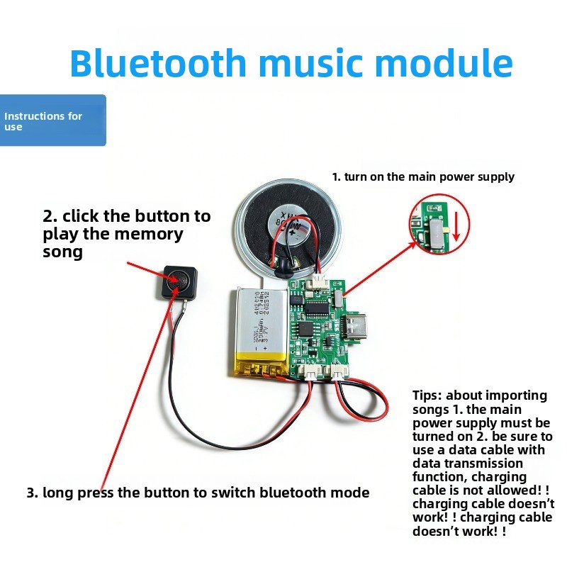 Módulo de Áudio Sem Fio Recarr - Audio Music Download Free avaliação e preço