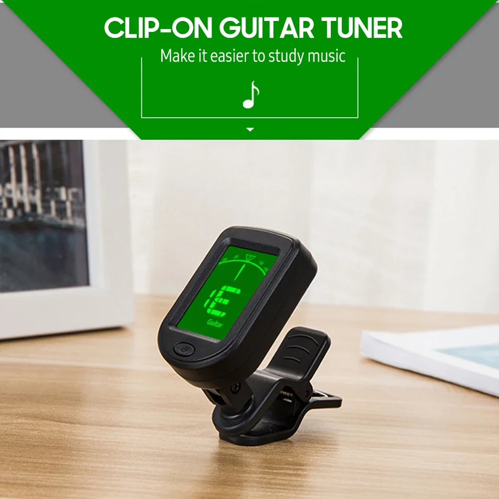 Afinador de guitarra clip-on s - Guitar Tuner Clip avaliação e preço