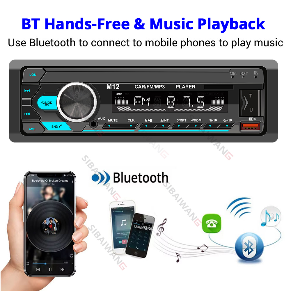 Rádio automotivo 1 DIN com MP3 - Audio Music Player App avaliação e preço