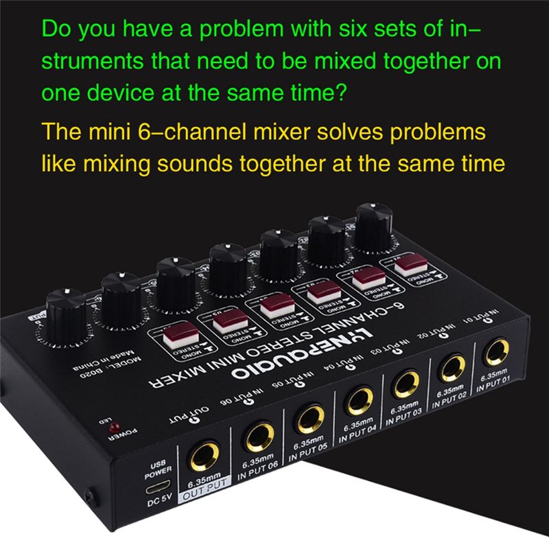 Mixer de Áudio Estéreo Clássic - Audio And Music Mixer avaliação e preço
