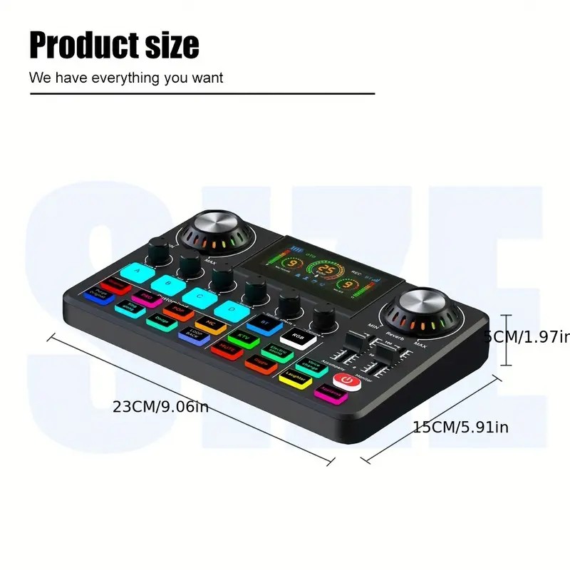 Mixer de áudio, placa de som a - Audio Music Changer avaliação e preço