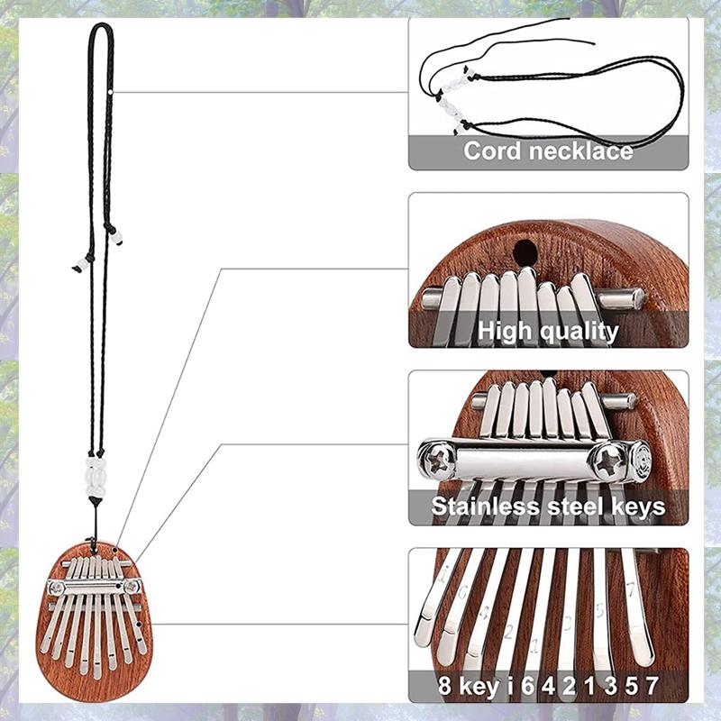 Nova chegada 4 pçs kalimba pol - Kalimba Thumb Piano avaliação e preço