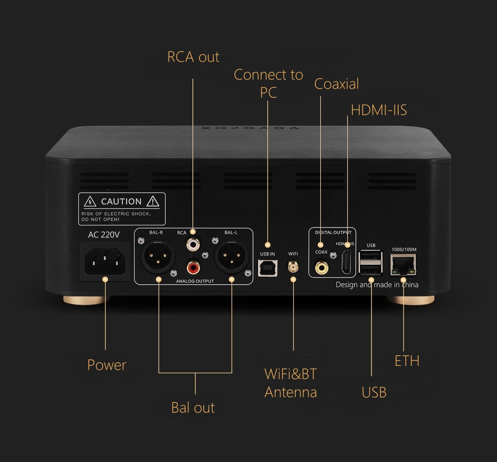 VOVOFOX-HiFi AP05S Reprodutor  - Audio Music Free Mp3 avaliação e preço