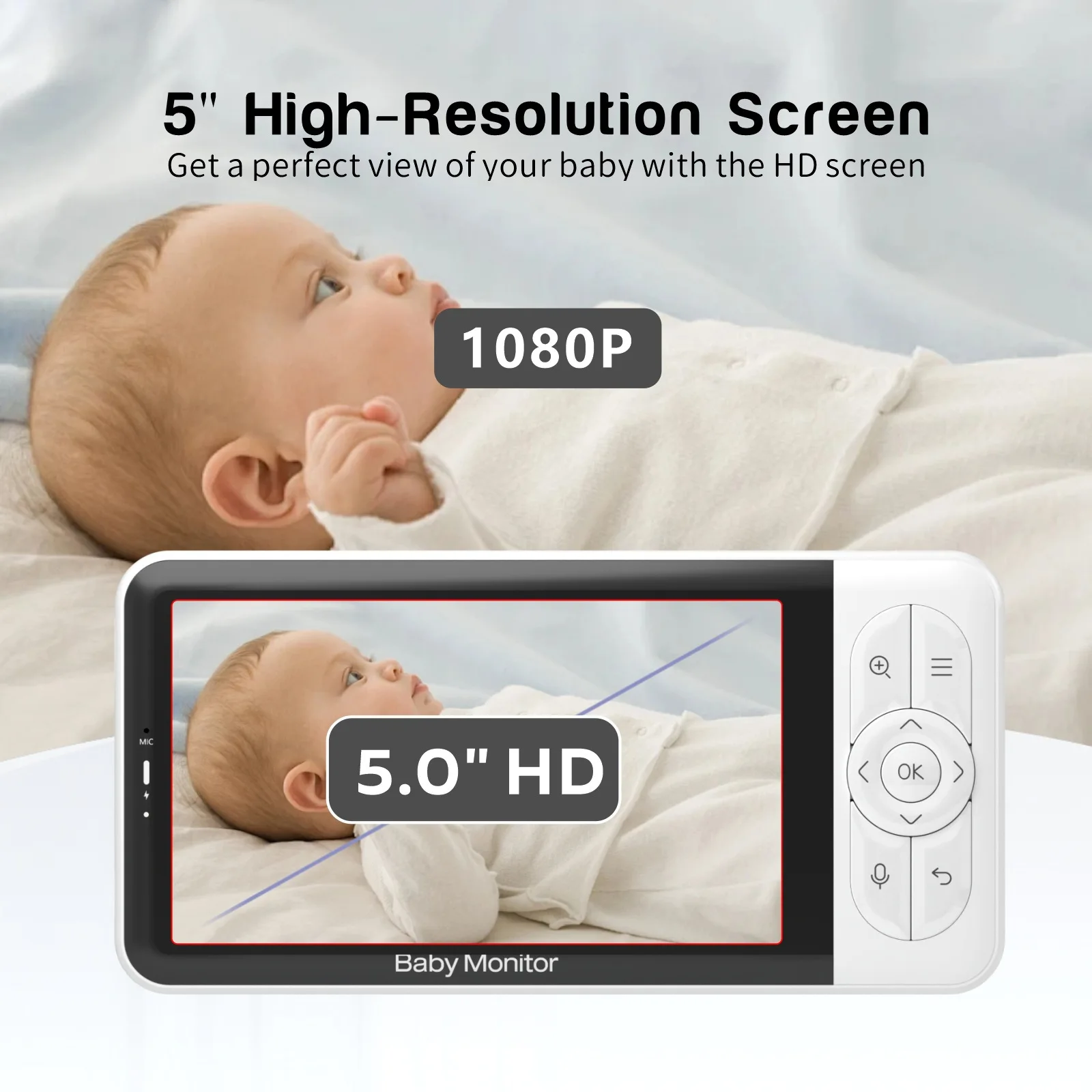 NOVO Monitor para Bebés LCD de - Audio Music Track avaliação e preço