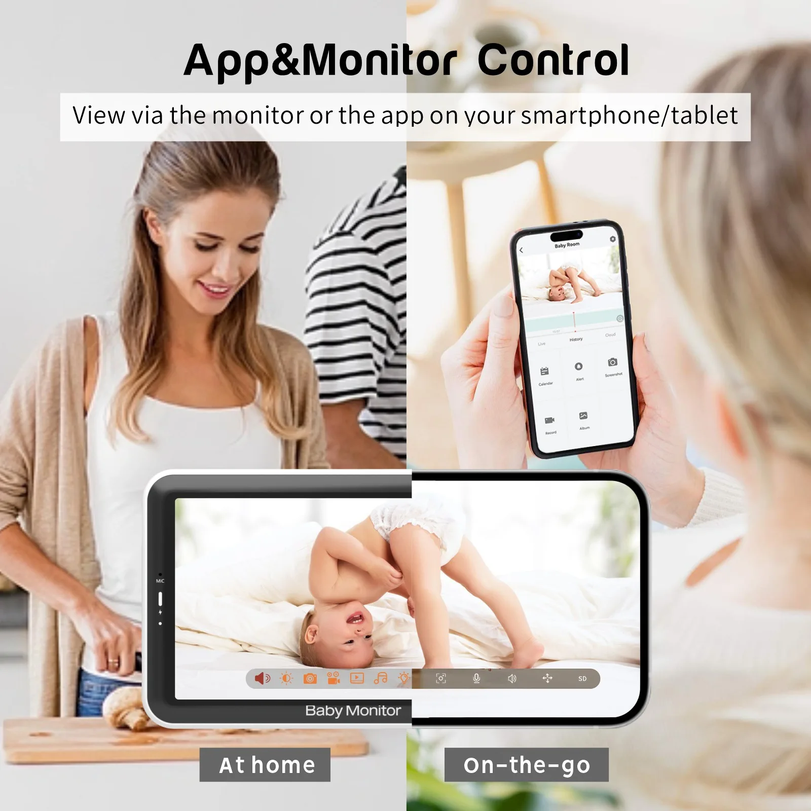 NOVO Monitor para Bebés LCD de - Audio Music Track avaliação e preço