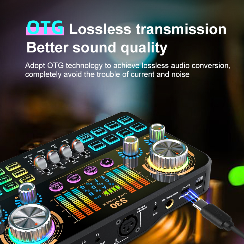 Mixer de Áudio S30 DJ com Efei - Audio Music Changer avaliação e preço