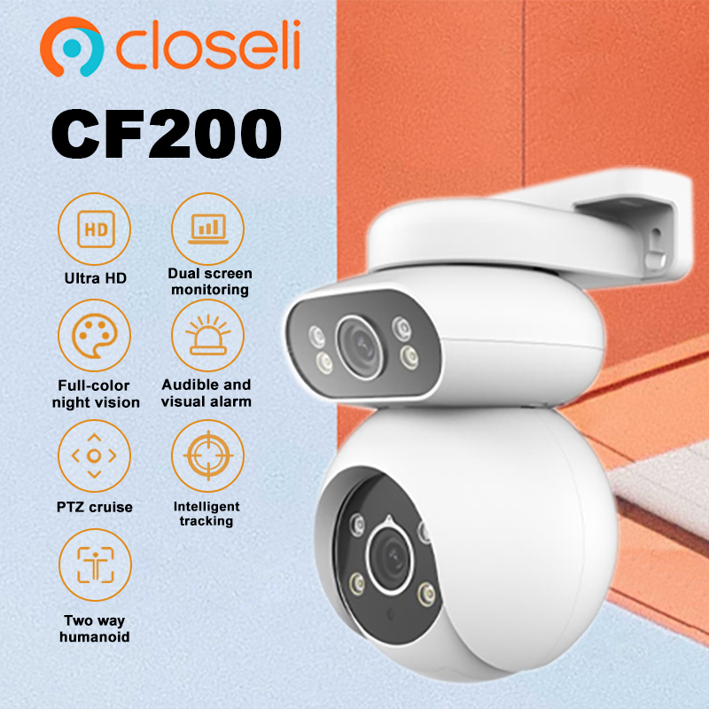 Closeli CF200 5MP IP65 Áudio b - Audio Music Track avaliação e preço