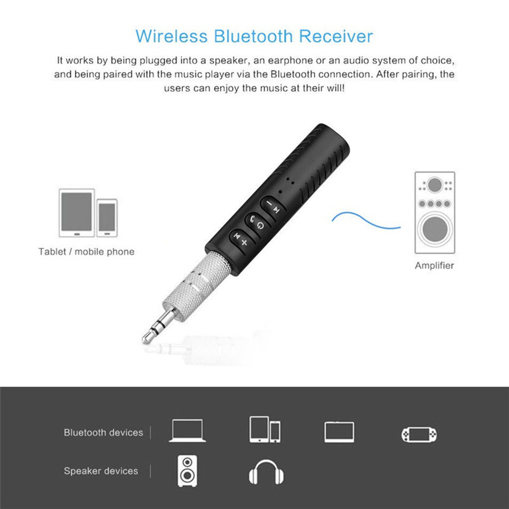 Receptor Aux sem fio Bluetooth - Audio Music Free Mp3 avaliação e preço